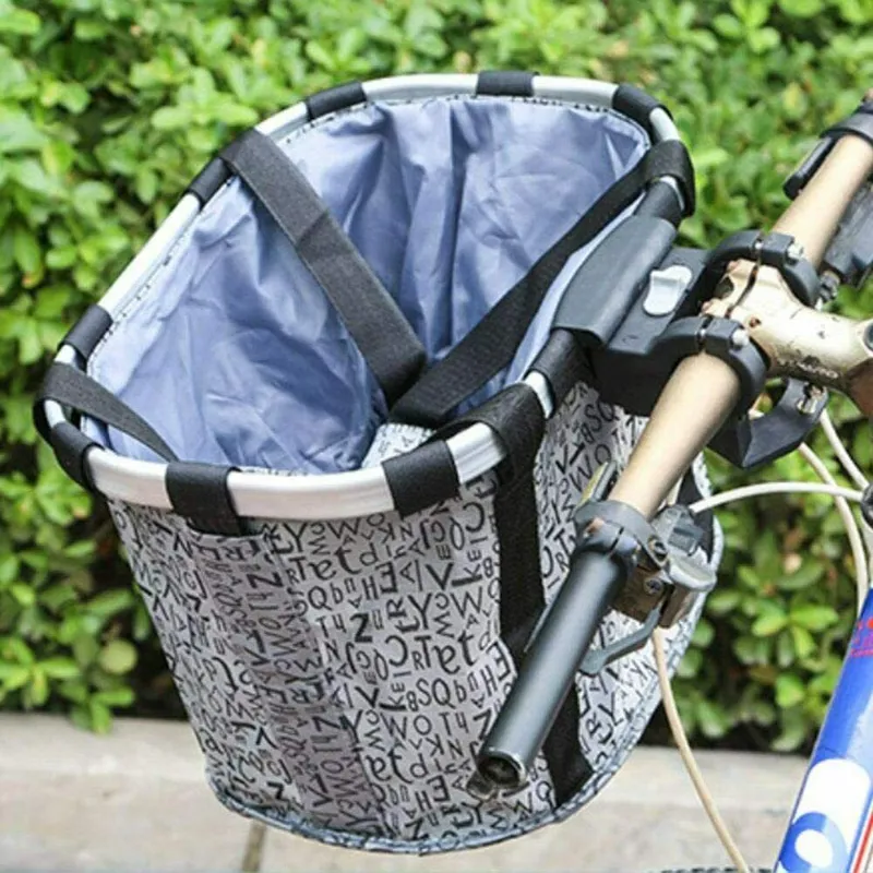 Handlebar Bag Soft Bag Grey-3